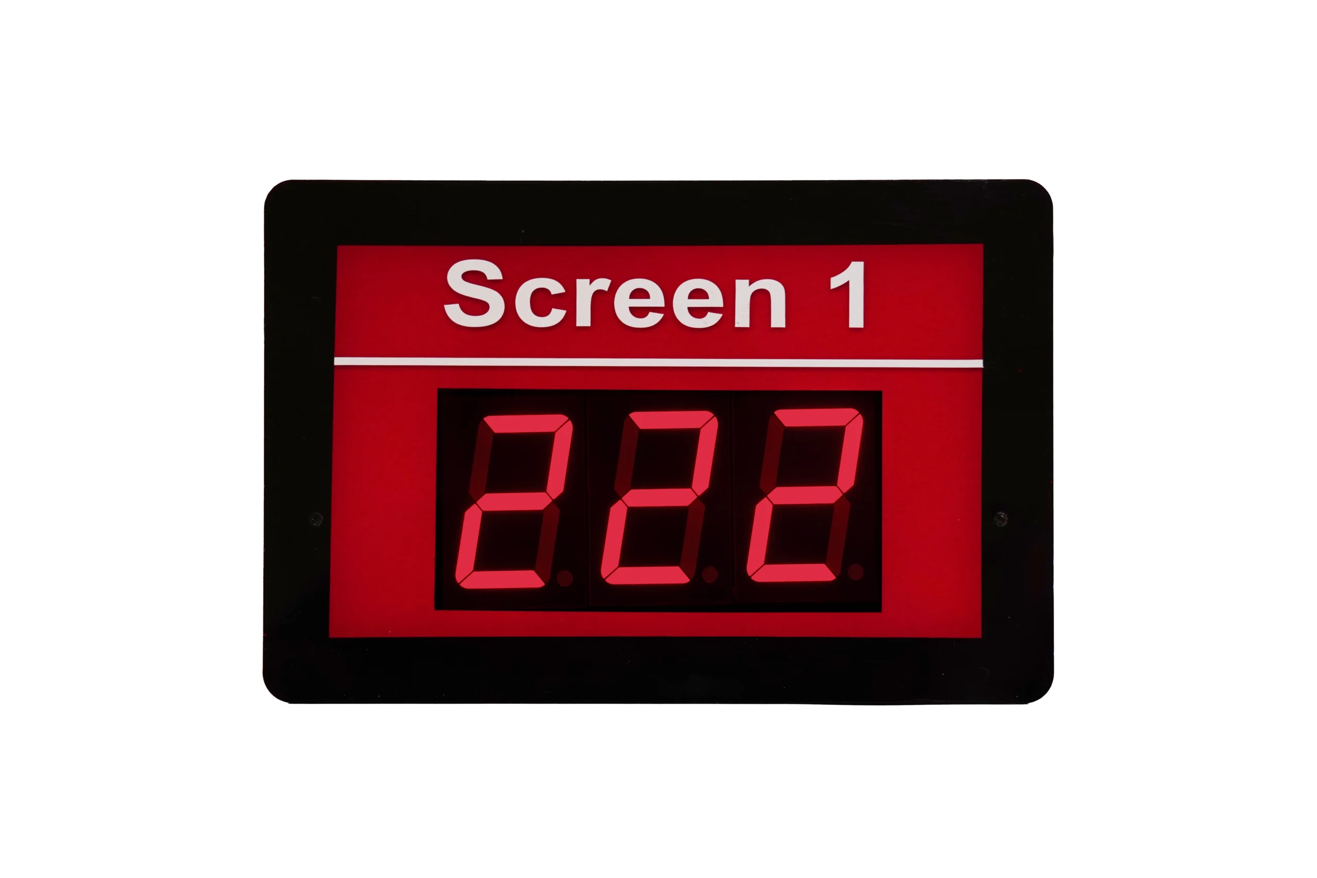 3 Digits Red
