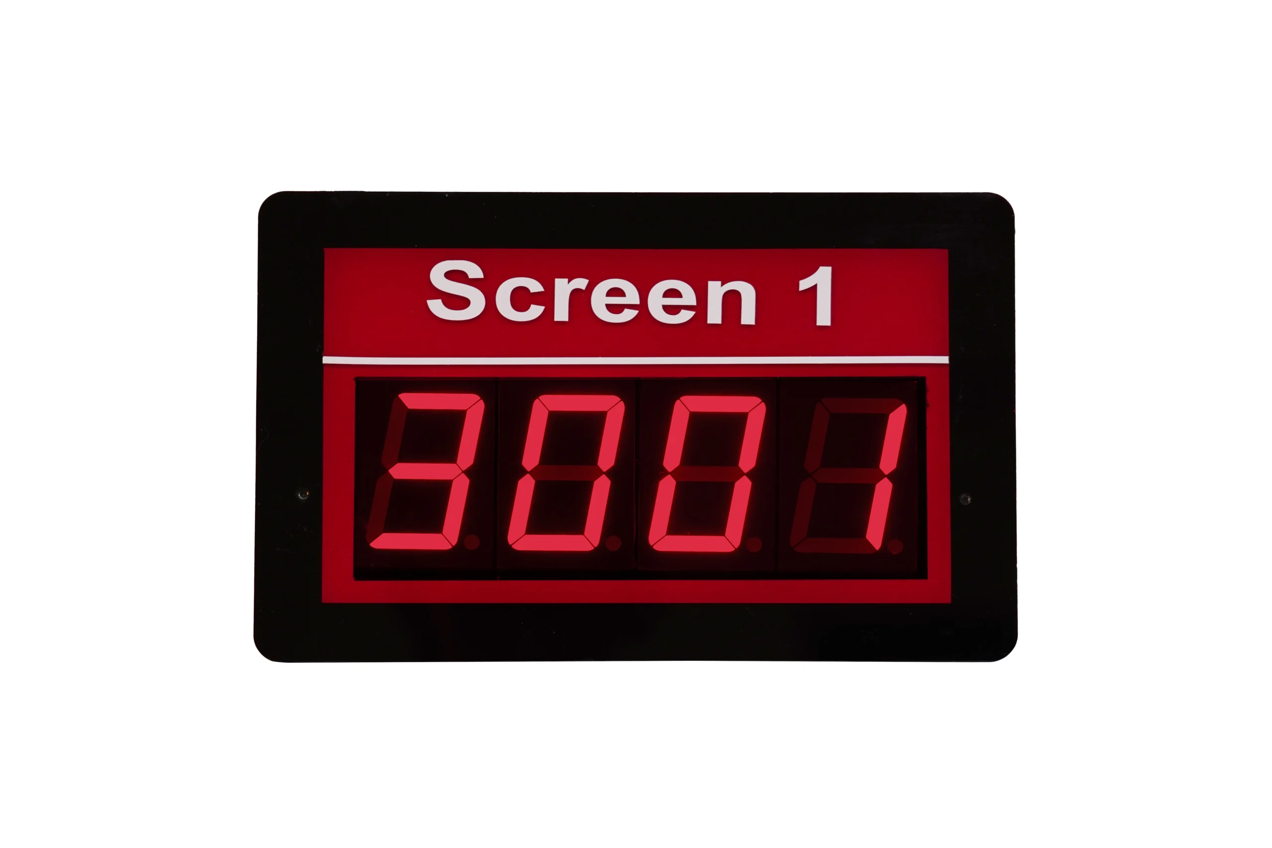 4 Digits Red